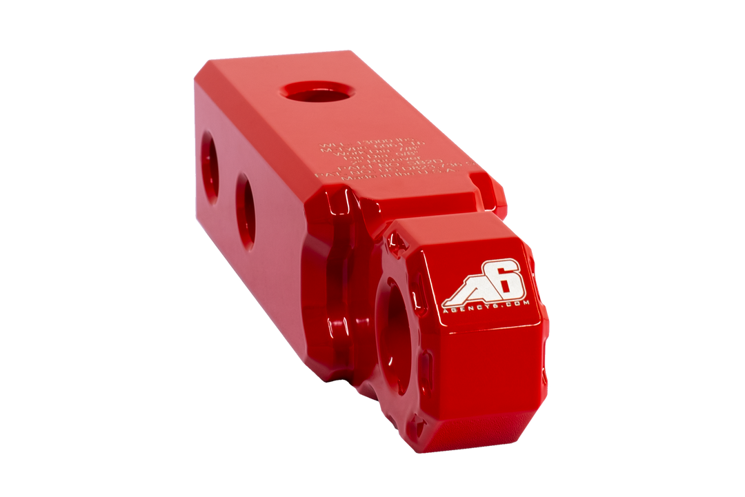 Agency 6 Shackle Block 2" Assembly - Red