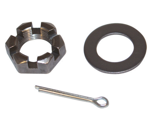 Axle Spindle Castle Nut Kit