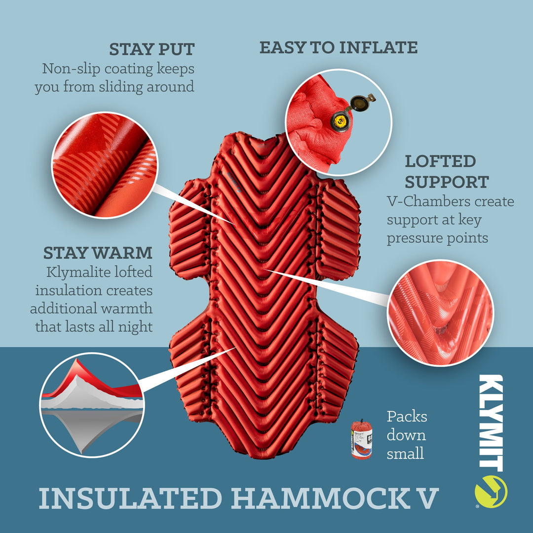 Klymit Insulated Hammock V™ Sleeping Pad
