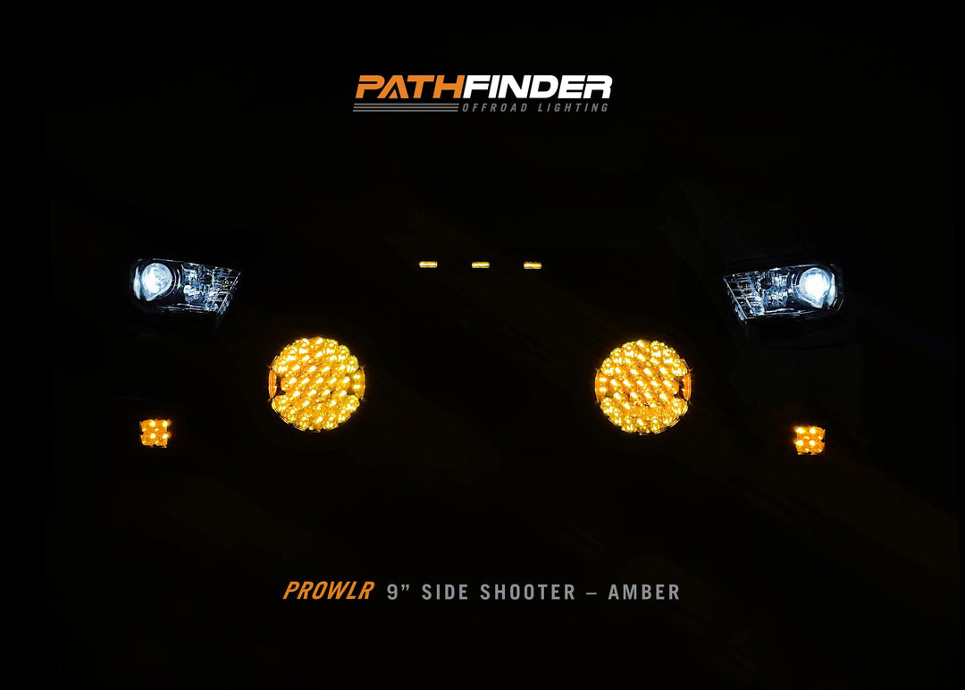 Pathfinder PROWLR 9" LED Driving Light [TRUE AMBER]