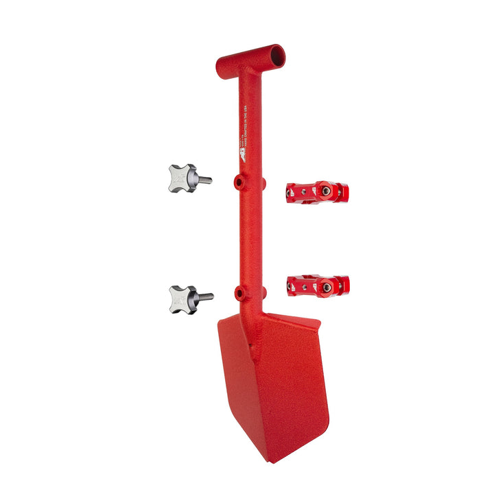 Agency 6 Shovel / Mount Combo - Red Mini Shovel / Red UMD with Knobs