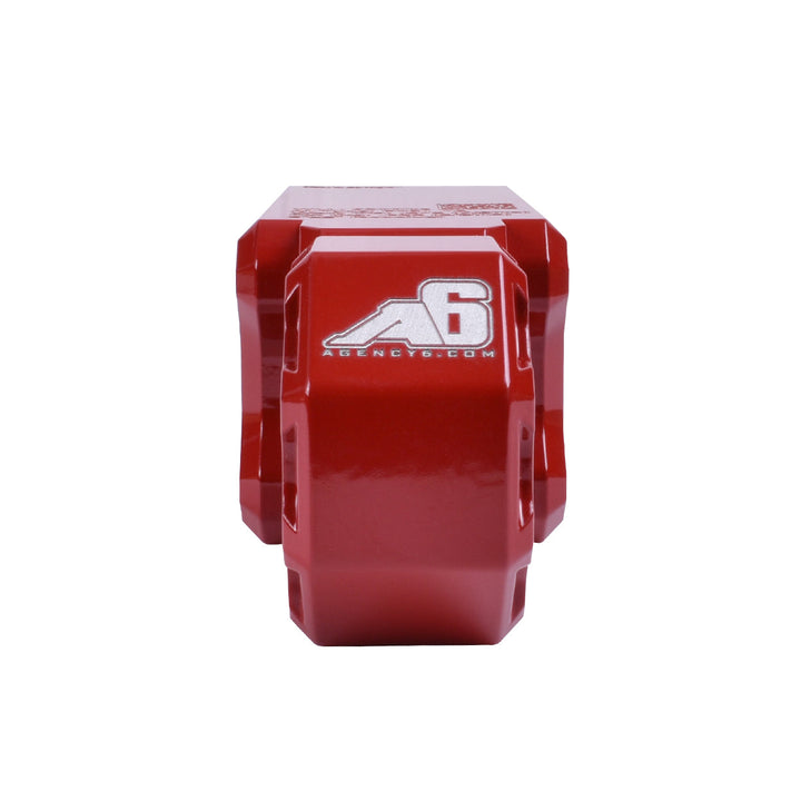 Agency 6 Shackle Block 2" - Red