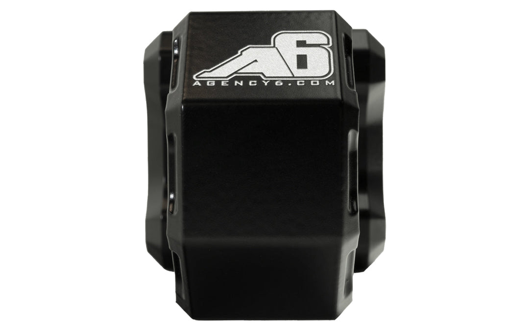 Agency 6 Shackle Block 2.5" - Black