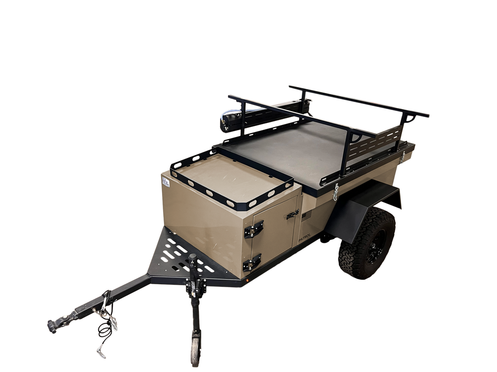 Rustic Mountain Overland PATROL XCT Off Road Trailer Tan