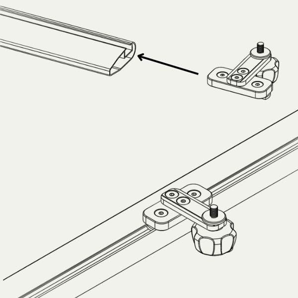 Trxstle CRC System T-Slot Mounts